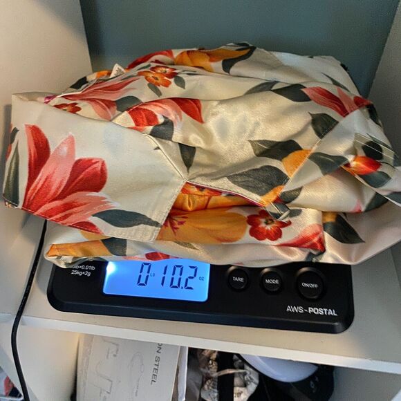 Victorias Secret Robe Chemise Set Womens Large Floral Satin Romantic 2 pc - Picture 15 of 15